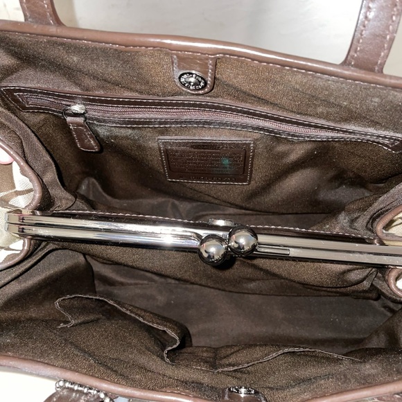 Coach Large Brown/Khaki Hobo Bag - Picture 5 of 5